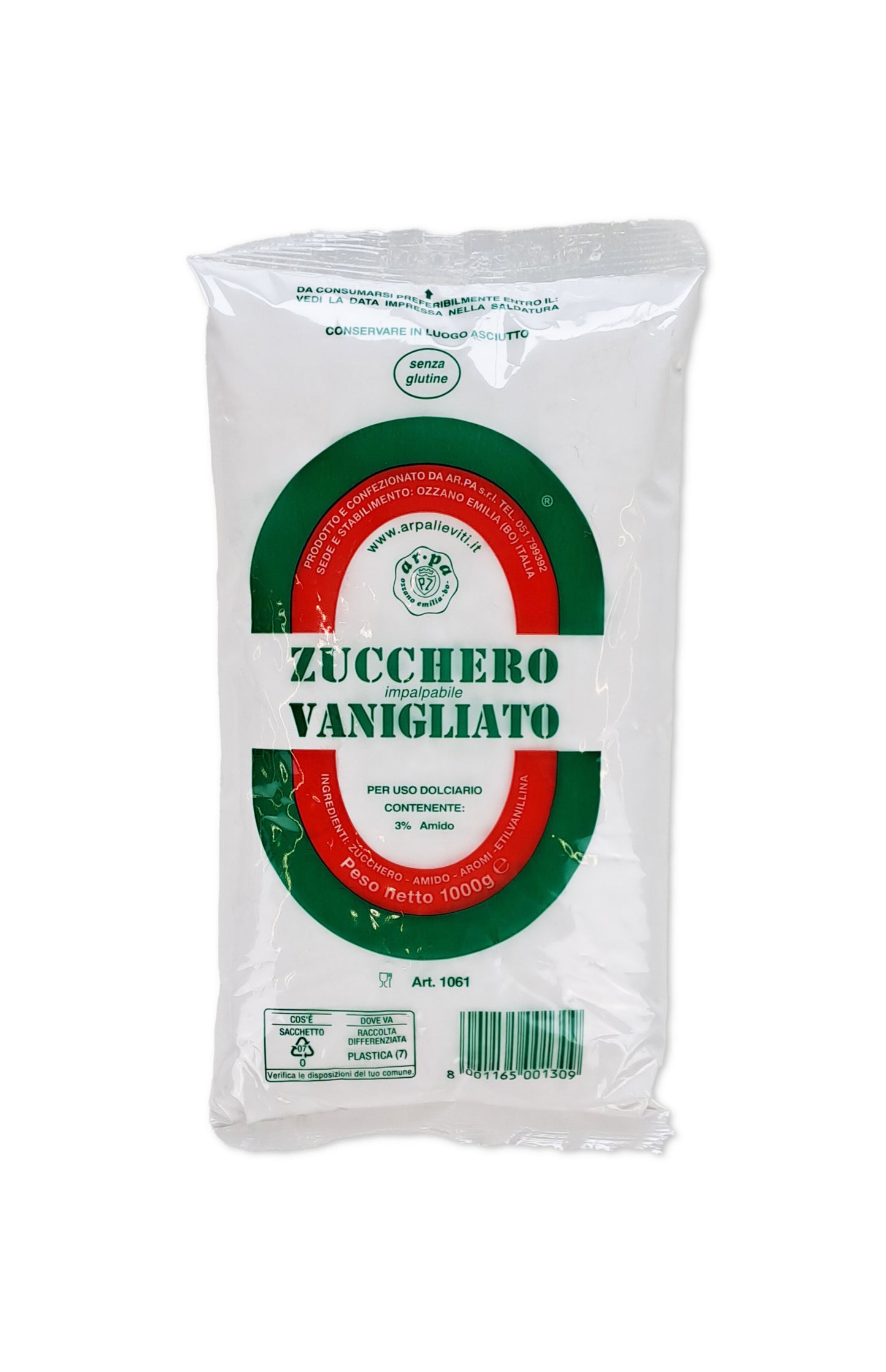 Zucchero Impalpabile Vanigliato 1 kg