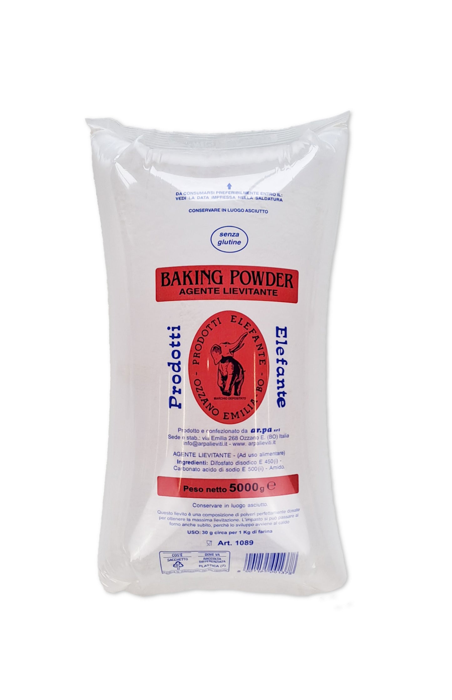 Levadura para Hornear Elefante 5 kg
