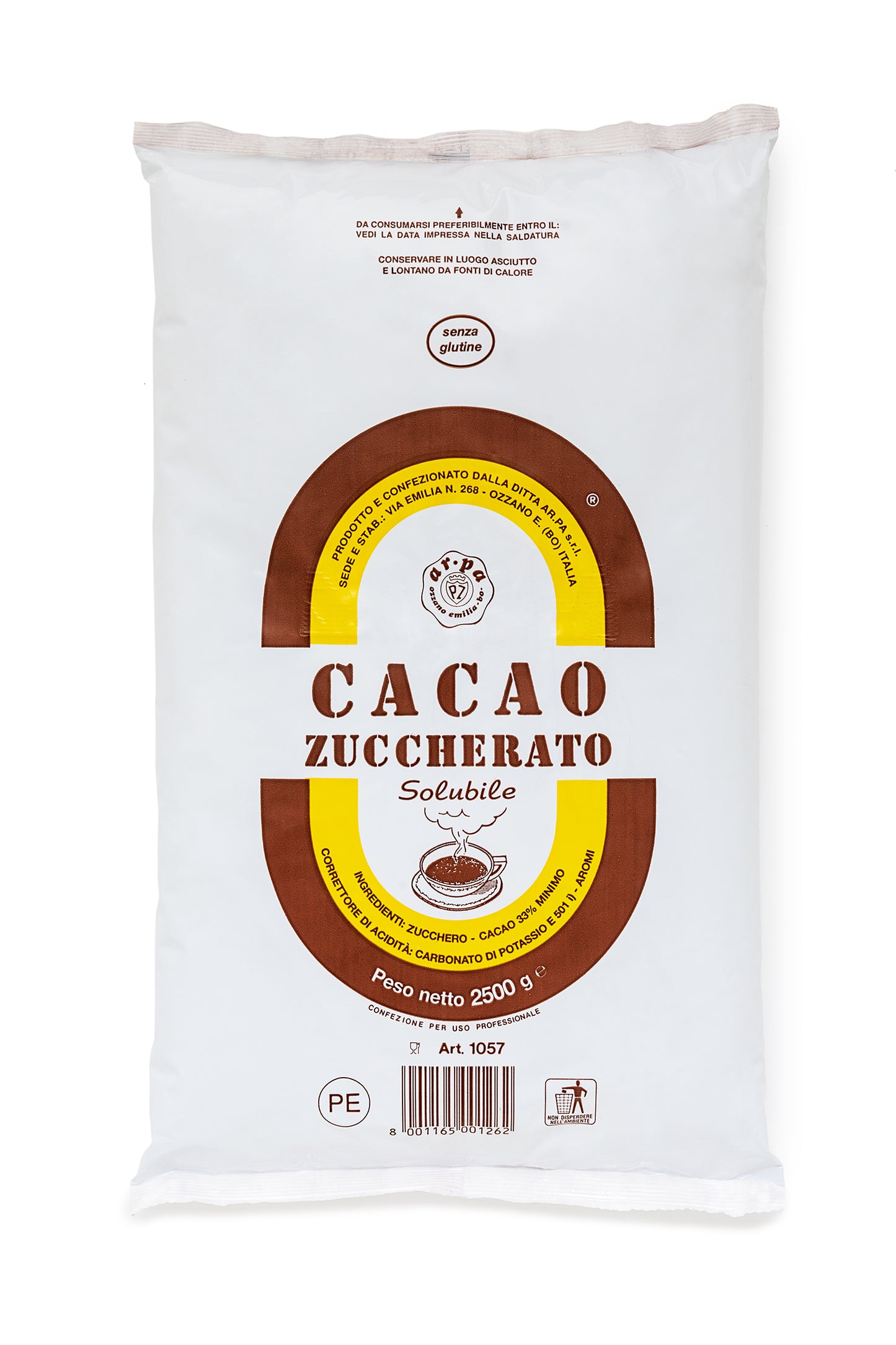 Cacao Zuccherato 2,5 kg - Ar.pa Lieviti