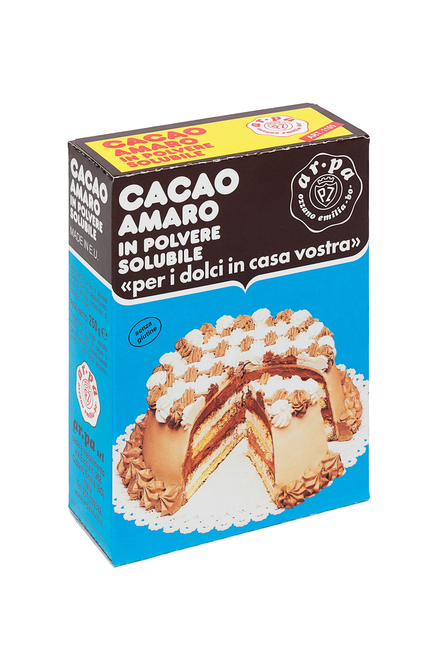 Cacao Amaro 22/24 B.C. 250 g - Ar.pa Lieviti