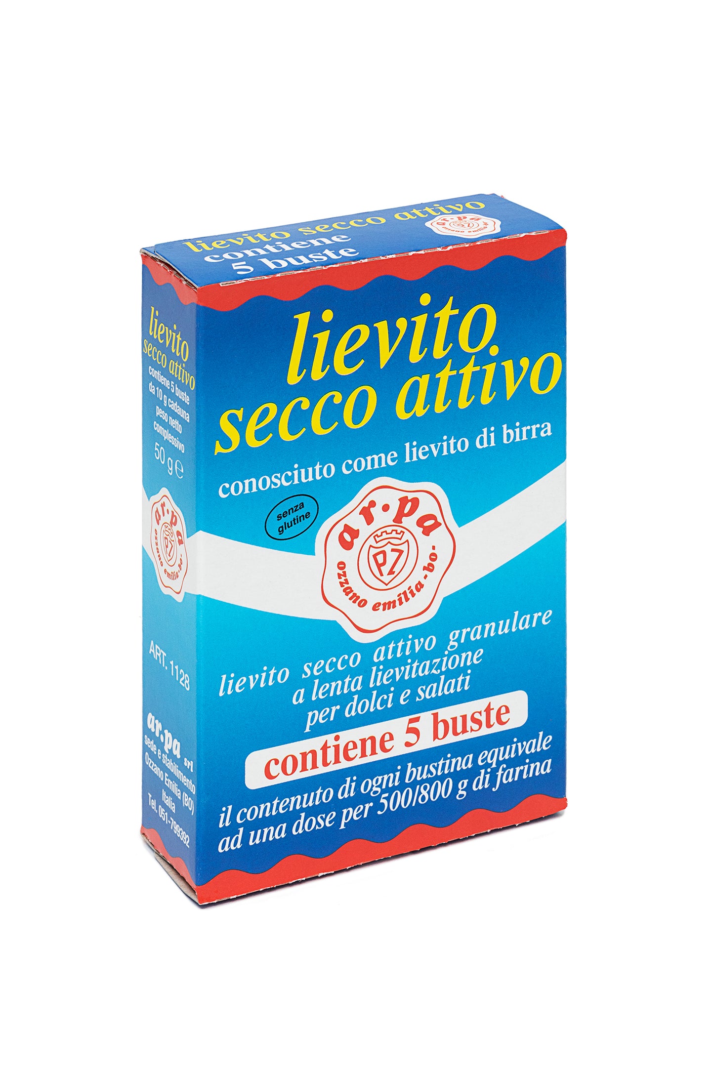 Lievito Secco Attivo 10 g (Astuccio Da 5 Buste) - Ar.pa Lieviti