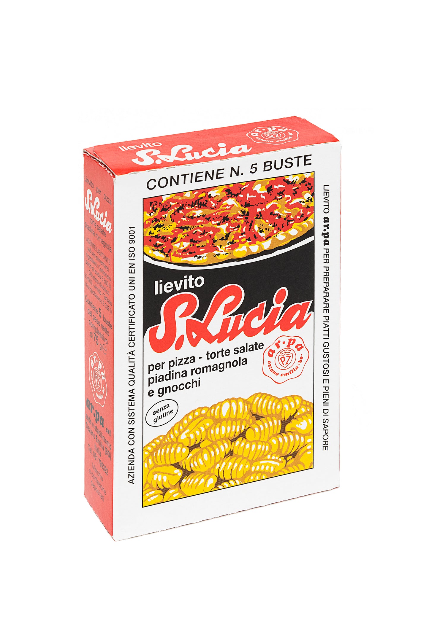 Lievito S. Lucia Pizza E Salati 15 g (Astuccio Da 5 Buste) - Ar.pa Lieviti