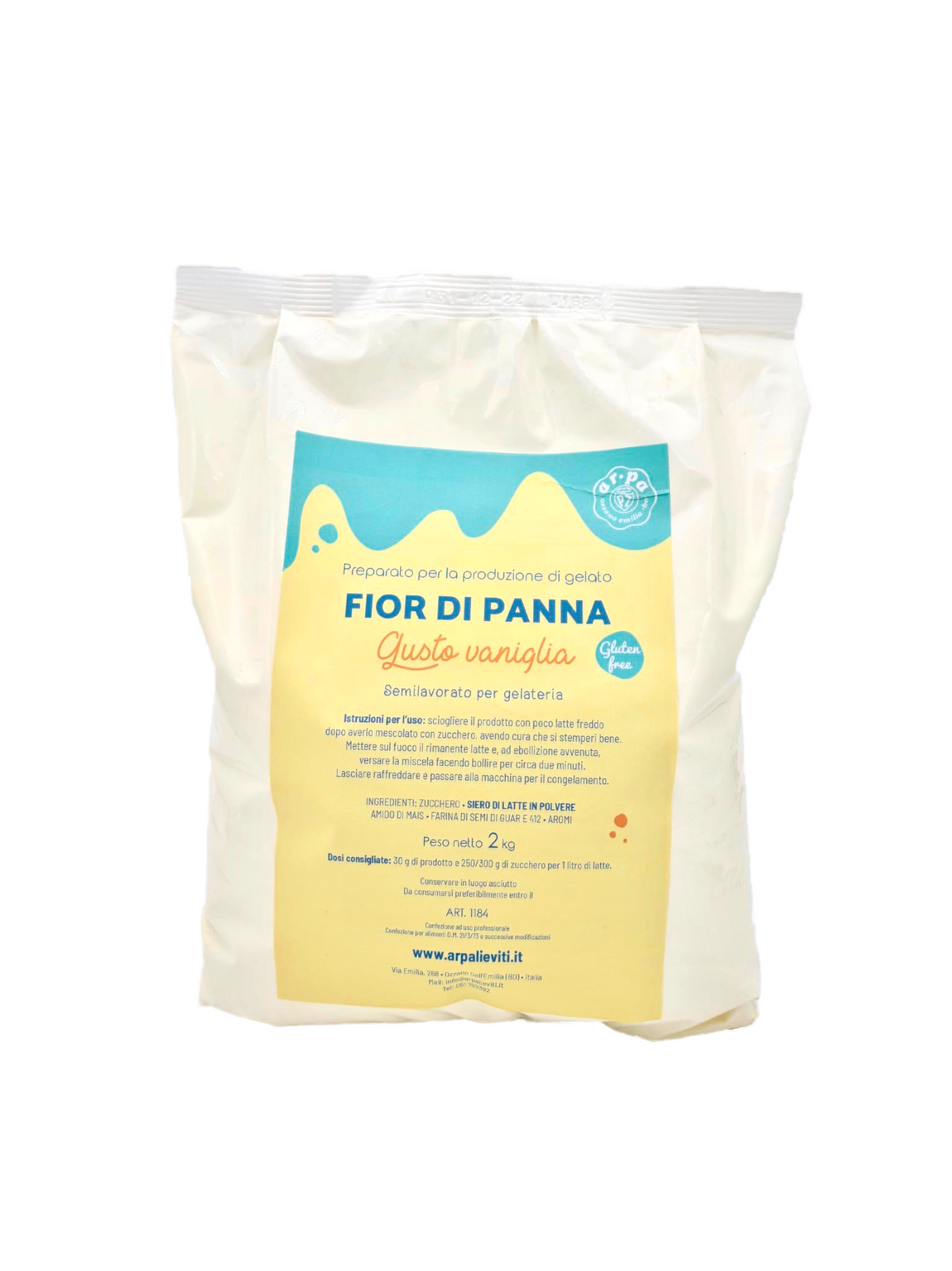 Preparato Per Gelato Fior Di Panna 2 kg - Ar.pa Lieviti