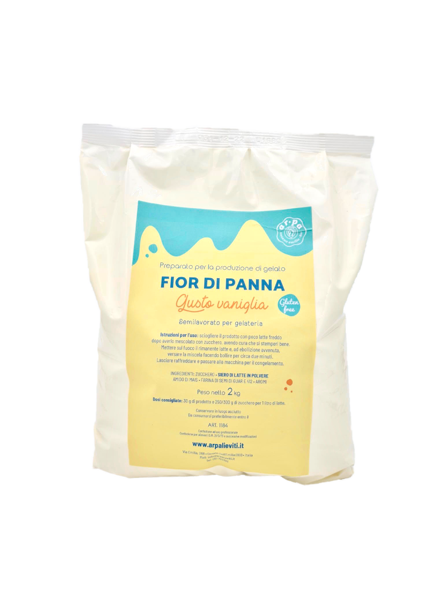 Preparato Per Gelato Fior Di Panna 2 kg - Ar.pa Lieviti