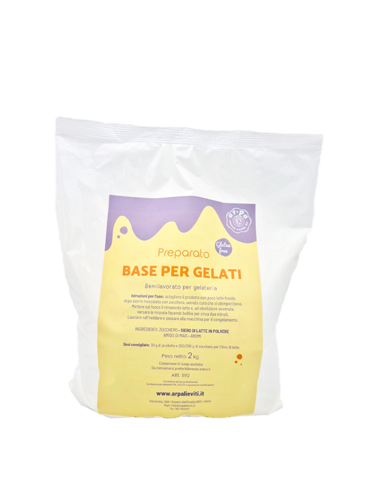 Preparato Base Per Gelato 2 kg - Ar.pa Lieviti