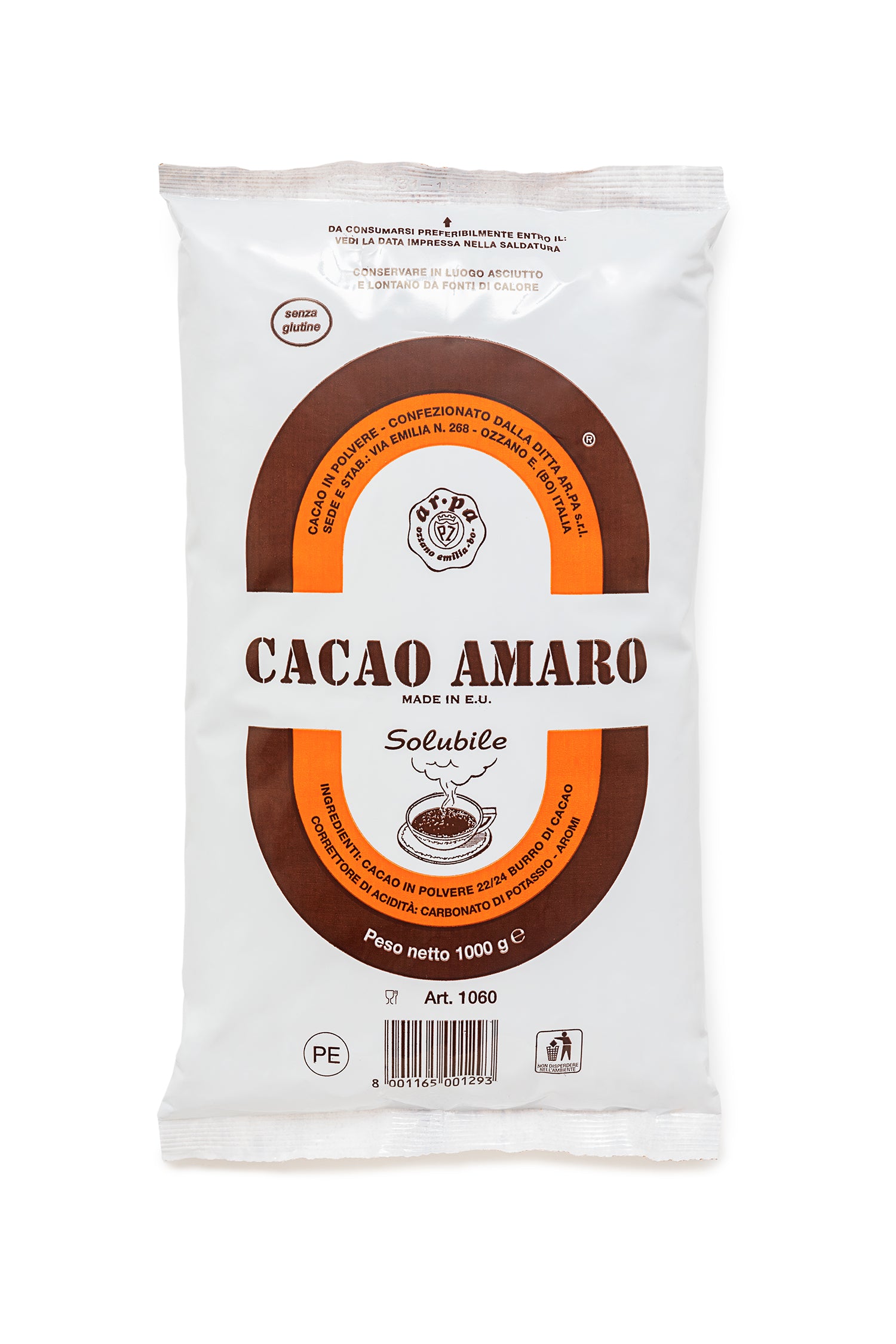 Cacao Amaro 22/24 B.C. 1 kg - Ar.pa Lieviti
