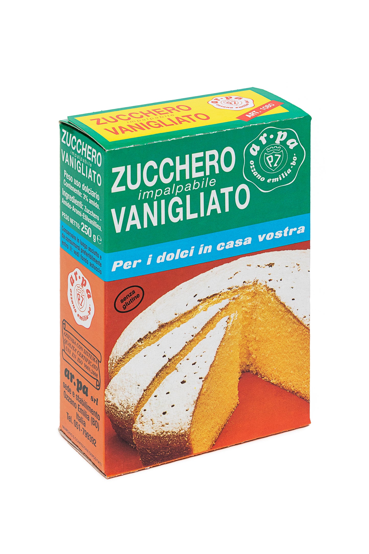 Zucchero Impalpabile Vanigliato 250 g - Ar.pa Lieviti