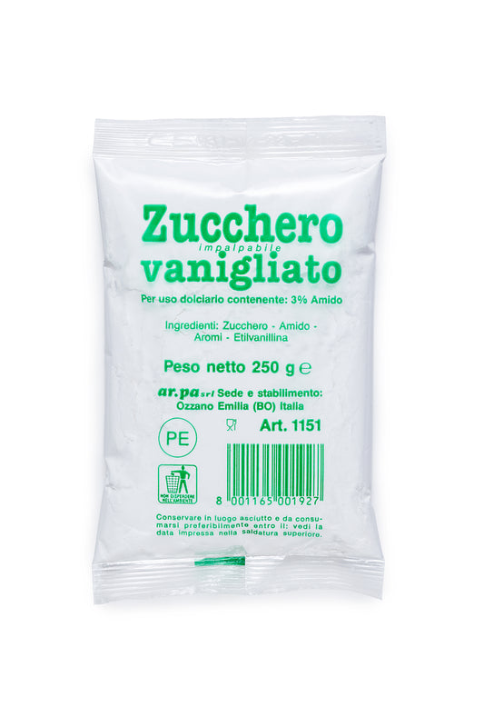 Zucchero Impalpabile Vanigliato 250 g - Ar.pa Lieviti